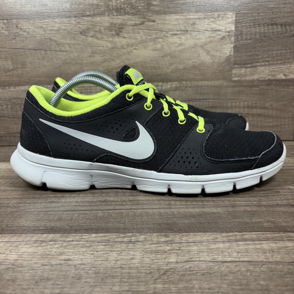 Nike Flex Experience RN Black Yellow Mens US Size 11 525762-004 Running Shoes